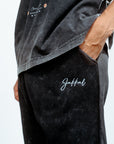 Logo Comfy Pant Black - jakkalclo